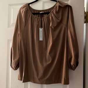 New with tags Brown Prologue Blouse